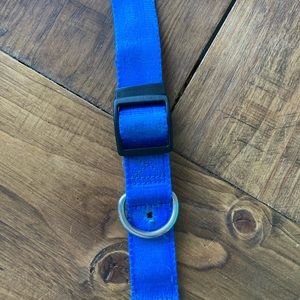 EUC adjustable large blue dog collar